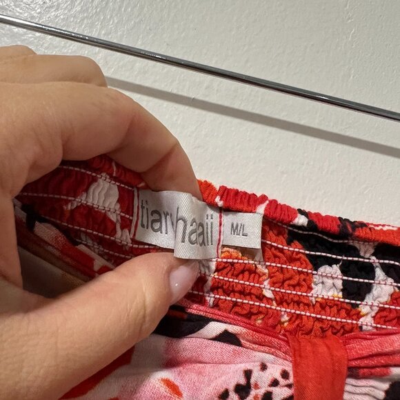 🌸 Tiare Hawaii Floral Capri Maxi Skirt - M/L - Picture 6 of 15